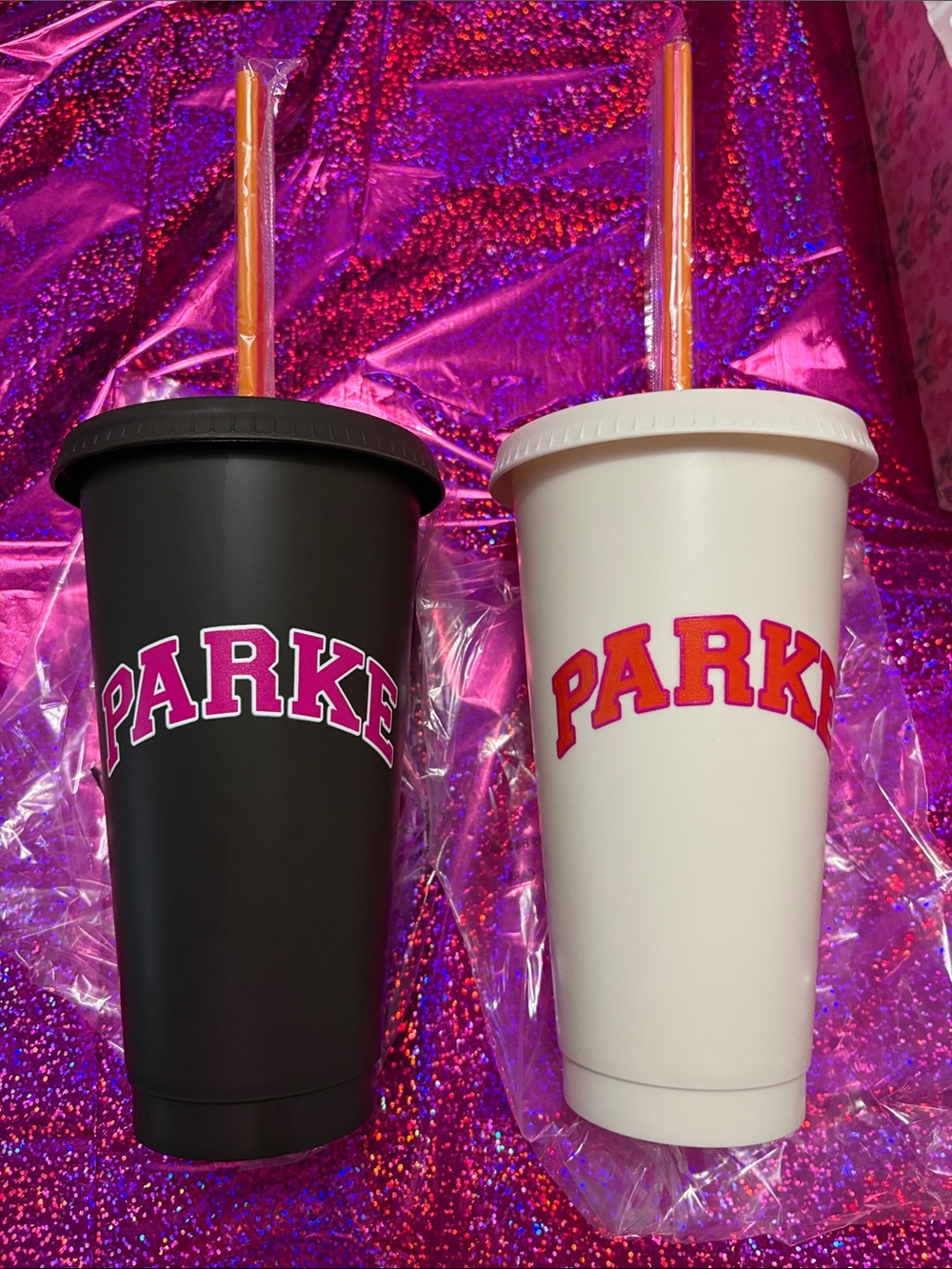 Parke and Dunkin collab 2 cups